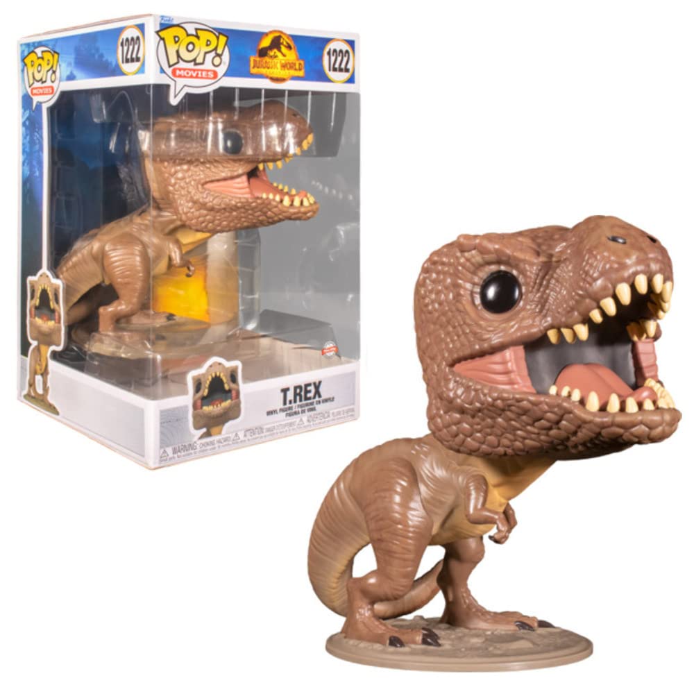 Funko Pop Jumbo Cine Jurassic Park Dominion T - Rex (1222) Exclusivo 62228 Funko Pop Jumbo Cine Jurassic Park Dominion T - Rex (1222) Exclusivo 62228
